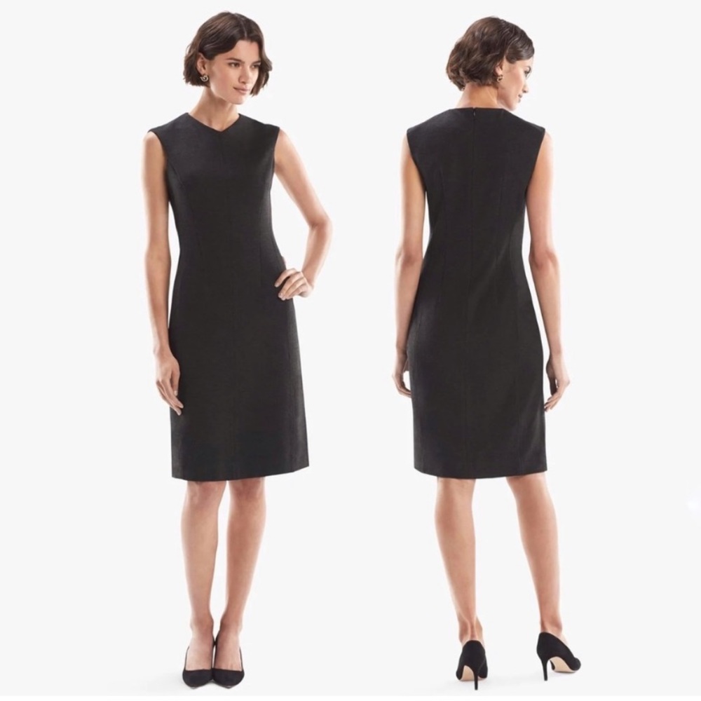 M.M. Lafleur Maggie Textured Ponte Dress